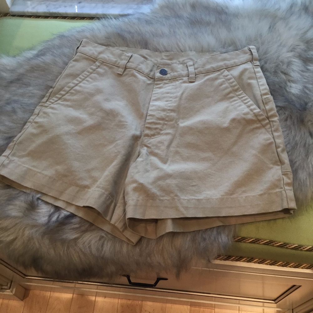 Patagonia Women's Tan Organic cotton shorts Sz 33